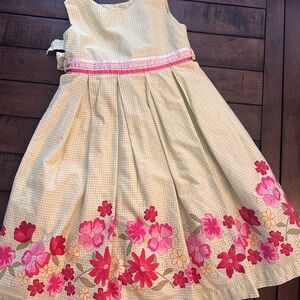 Amazon Kids Dress with Pink and Red Floral Design